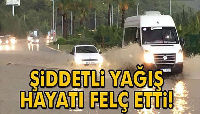 Alanya’da hortum ve dolu sürprizi