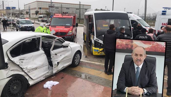 Çanakkale Orman Bölge Müdürü Bursa'da kaza yaptı!