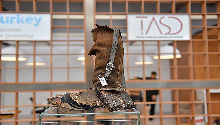 Çanakkale Savaşı’ndan kalma 100 yıllık ayakkabı