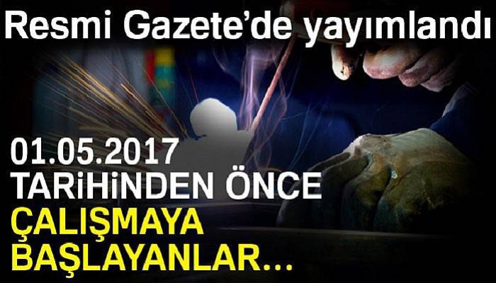  Tehlikeli ve çok tehlikeli mesleklerde çalışanlara düzenleme