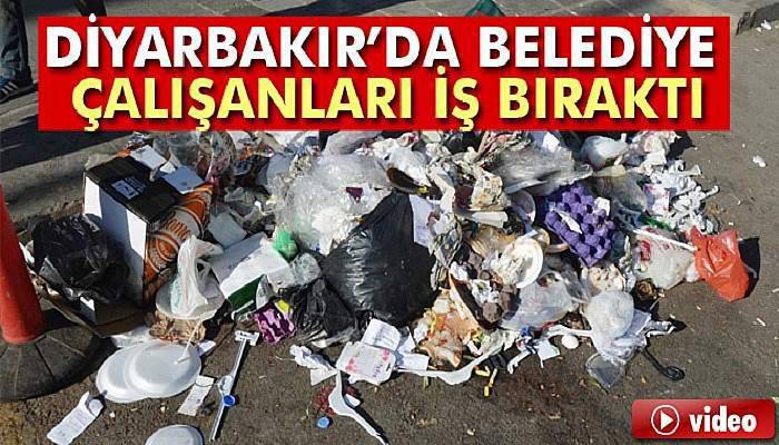 Diyarbakır’da belediye çalışanları iş bıraktı, vatandaşlar mağdur oldu