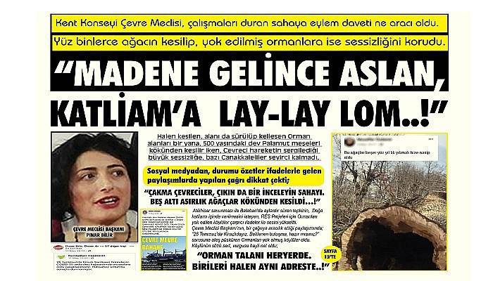 'MADENE GELİNCE ASLAN, RES’ LERE LAY-LAY LOM..!'