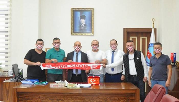 Adaspor Yönetiminden Kaymakam  Mustafa Can’a Ziyaret