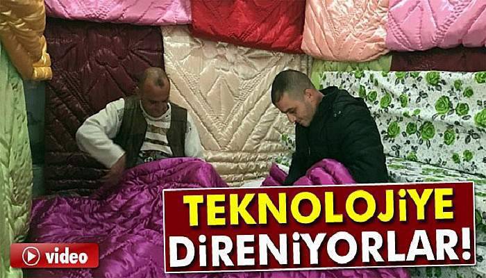 Yorgan ustası kardeşler teknolojiye karşı direniyor