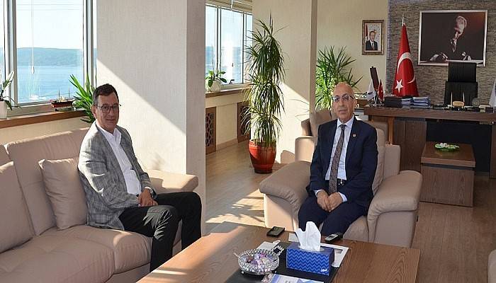 Yenice Belediye Başkanı Veysel Acar’dan Rektör Prof. Dr. Sedat Murat’a Ziyaret