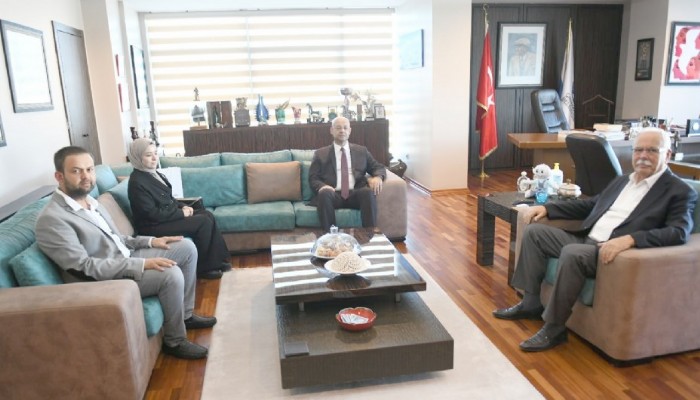 Helal Akreditasyon Kurumu Başkanı Soylu'dan Başkan Gökhan'a ziyaret