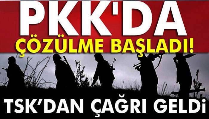 PKK'da çözülme başladı!