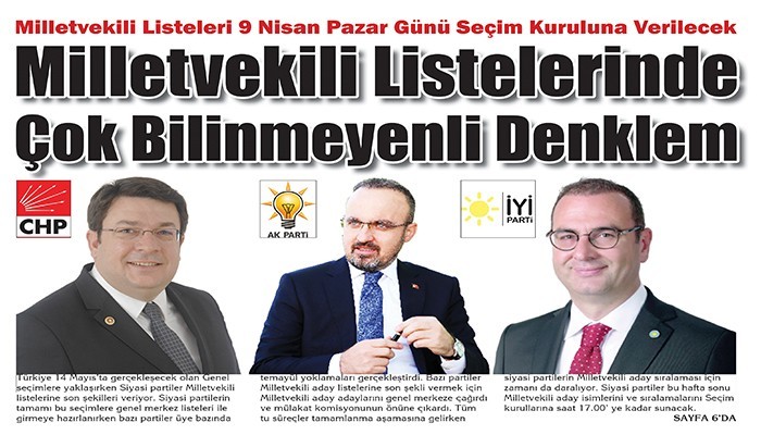 Milletvekili Listelerinde Çok Bilinmeyenli Denklem