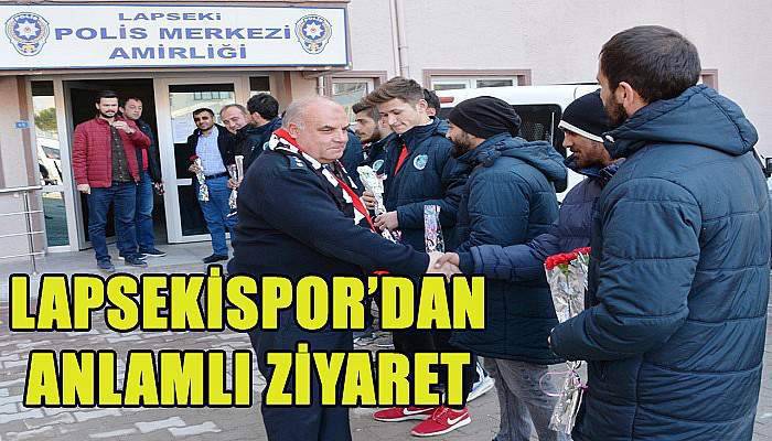 Lapsekispor’dan geçmiş olsun ziyareti