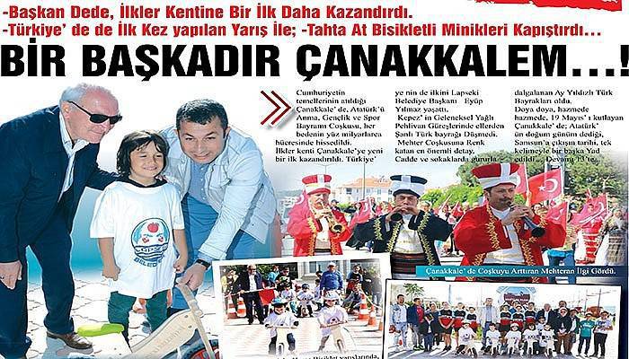 BİR BAŞKADIR ÇANAKKALEM…!