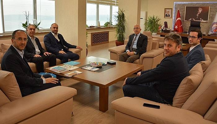 UDEF Genel Başkanı Mehmet Ali Bolat’tan Rektör Prof. Dr. Sedat Murat’a Ziyaret