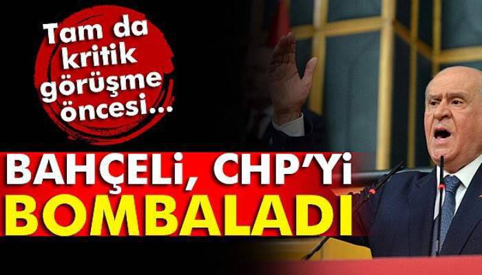 Bahçeli’den CHP’ye sert eleştiriler