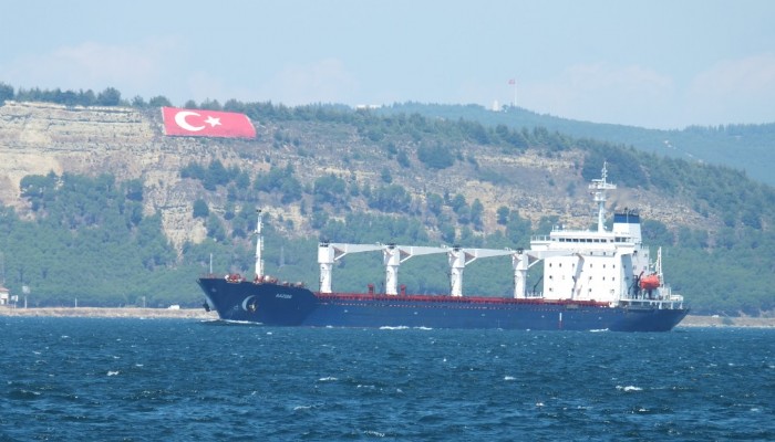Razoni Tahıl Gemisi Çanakkale Boğazından geçti
