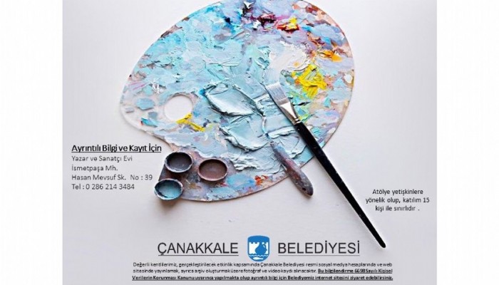 Sanat atölyeleri devam ediyor