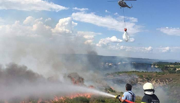  Çanakkale'deki yangın kontrol altına alındı