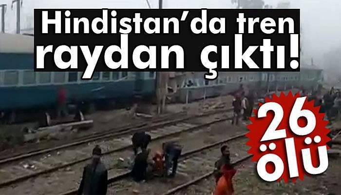 Tren raydan çıktı: 26 ölü