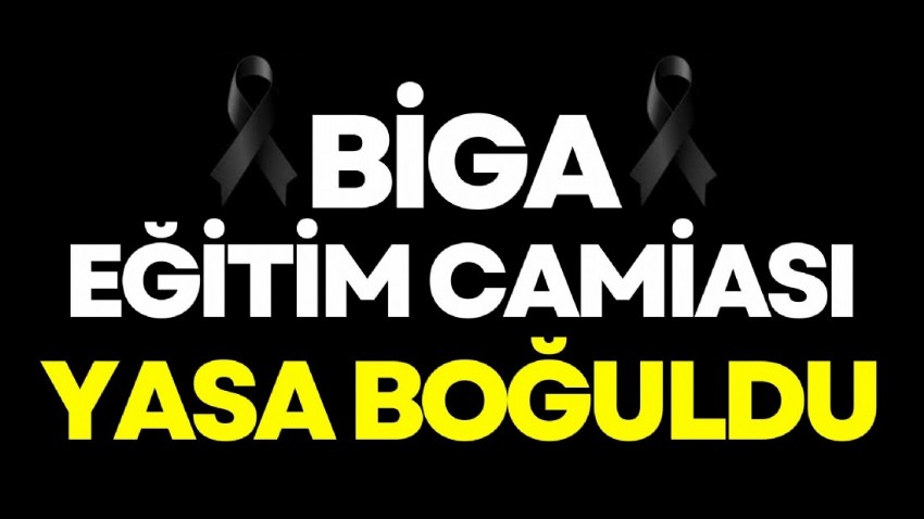 Biga Eğitim Camiası Yasta