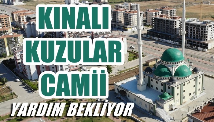 Kınalı Kuzular Camii yardım bekliyor (VİDEO)