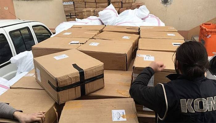 İstanbul’da 183 bin paket kaçak sigara ele geçirildi
