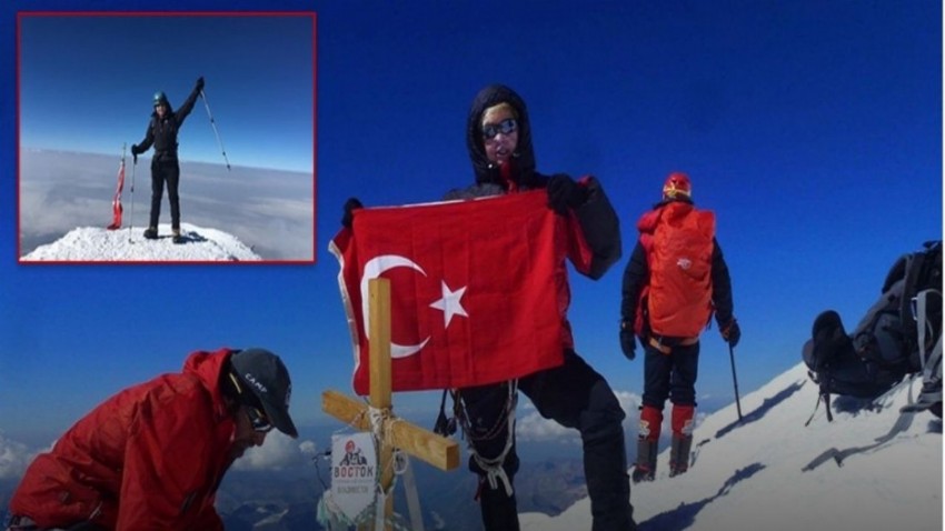 Dünyanın çatısına Türk bayrağını dikmek istiyor (VİDEO)