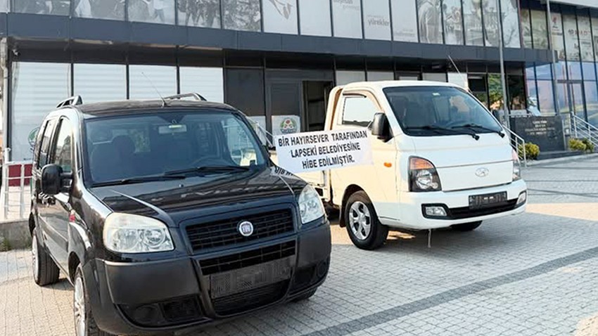 Lapseki Belediyesi’ne Hayırsever Vatandaştan Araç Hibesi