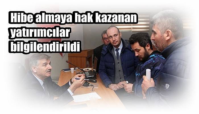 Hibe almaya hak kazanan yatırımcılar bilgilendirildi