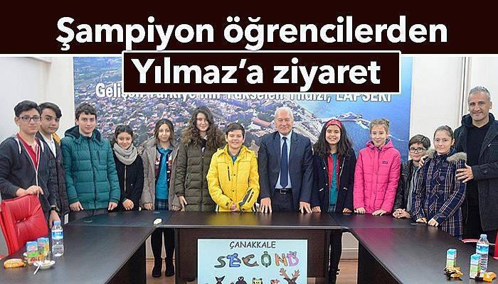 Şampiyon öğrencilerden ziyaret