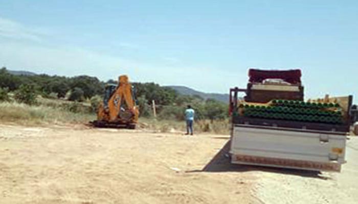 Ayvacık’ta doğalgaz çalışmaları sürüyor