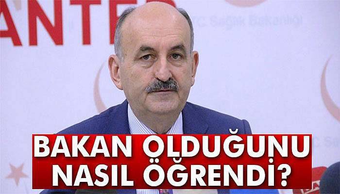 Müezzinoğlu bakan olduğunu eski bakanların yemeğinde öğrendi