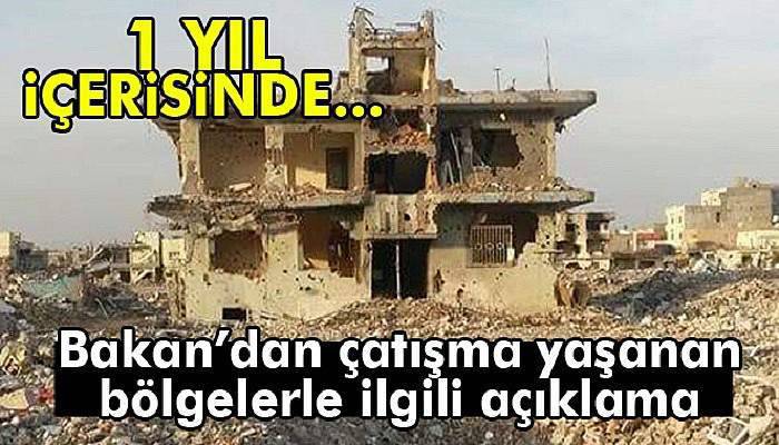 Bakan Özhaseki: '1 sene içinde evi yıkılmış herkese...'