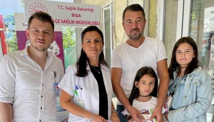 BİGA’DA SAĞLIK PERSONELLERİNDEN 3-9 EYLÜL HALK SAĞLIĞI HAFTASI ETKİNLİĞİ