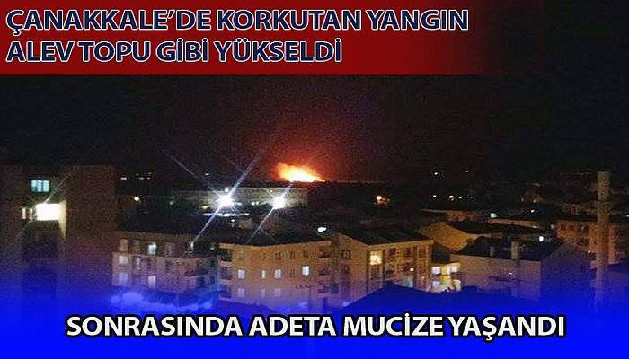Alev topu gibiydi! Yağmur mucize yarattı...