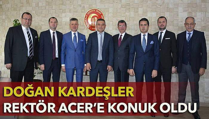 Rektör Acer ile bir araya geldiler