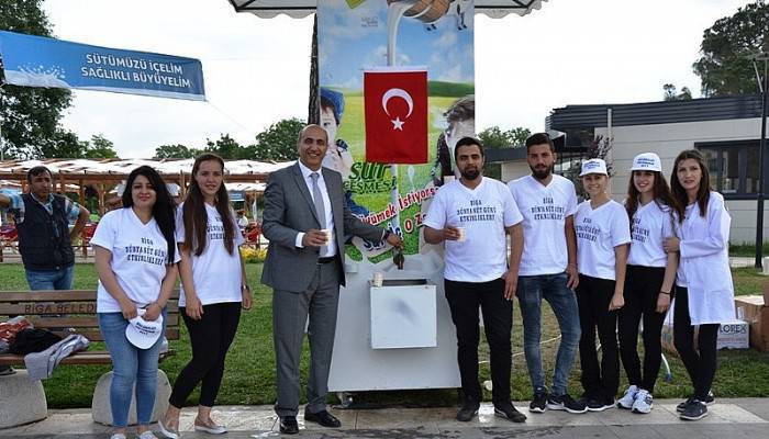  Biga'da süt günü etkinliği