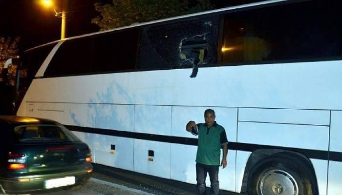 Turist otobüsünde biber gazı dehşeti