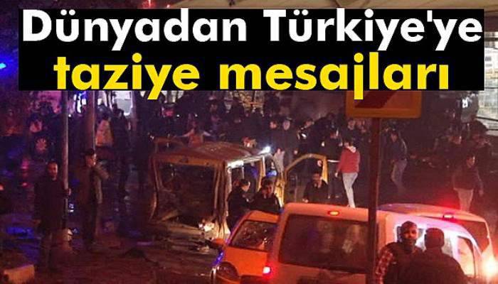  Dünyadan Türkiye'ye taziye mesajları
