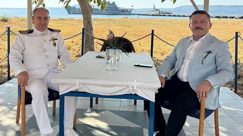 Kaymakam Ekinci’den Garnizon Komutanına Ziyaret