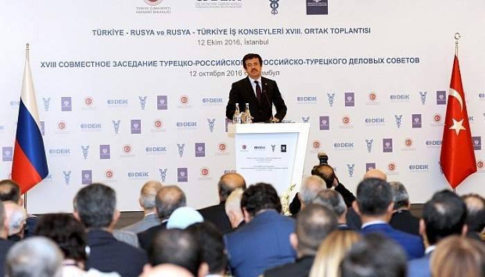 Bakan Zeybekci: Türkiye ile Rusya'nın biraraya gelmesi bir artı bir; beş yapıyor