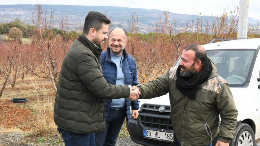 İlçe Başkanı Evran, İl Genellerle Köy Ziyaretlerinde