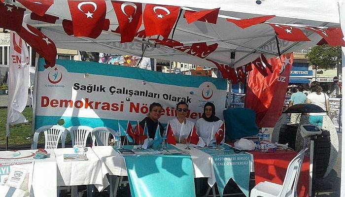 Çanakkale Kamu Hastaneleri Birliği 15 Temmuz’da Meydandaydı