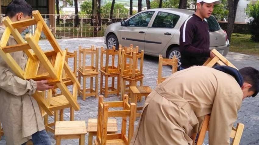 Lise öğrencileri üretmeye başladı