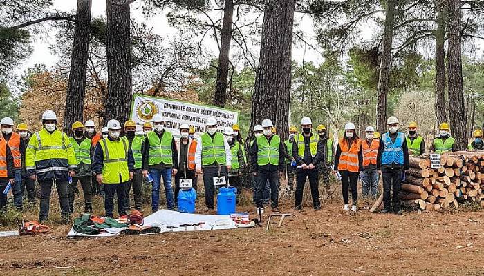 Bayramiç’te üretim, standardizasyon ve iş güvenliği tatbikatı