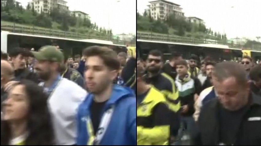 Fenerbahçe taraftarı, RAMS Park’a ulaştı (VİDEO)