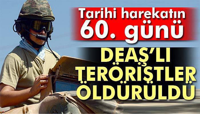 TSK: '2 DEAŞ terör örgütü mensubu etkisiz hale getirildi'