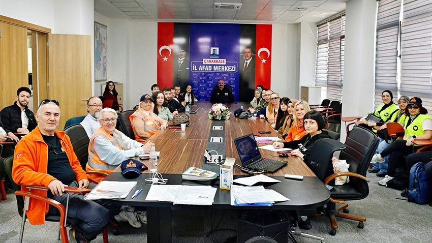 Çanakkale’de 51 Yeni Destek AFAD Gönüllüsü Göreve Hazır