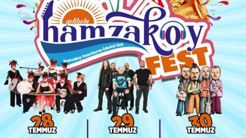 Hamzakoyfest ile Gelibolu’da 3 gece müzik şöleni yaşanacak