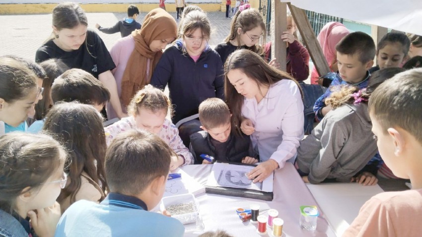 Biga Halk Eğitimi Merkezi'nden Çocuklara Sanat Dolu Buluşma: 