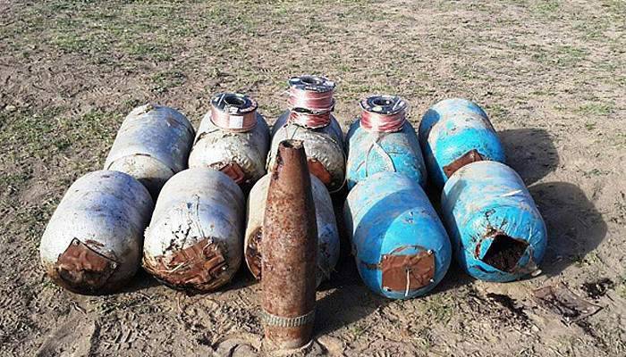 Iğdır'da 500 kilo bomba ele geçirildi