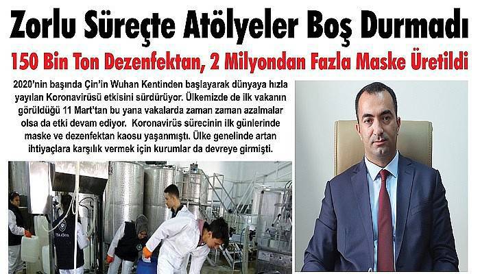 Koronavirüs Sürecine 150 Ton Dezenfektan, 2 Milyon Maske Desteği