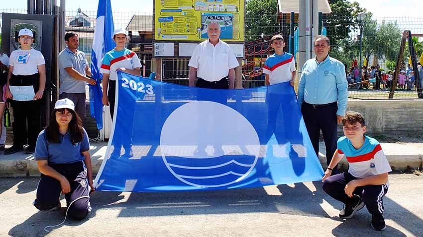 Çanakkale plajlarına 'Mavi Bayrak' (video)